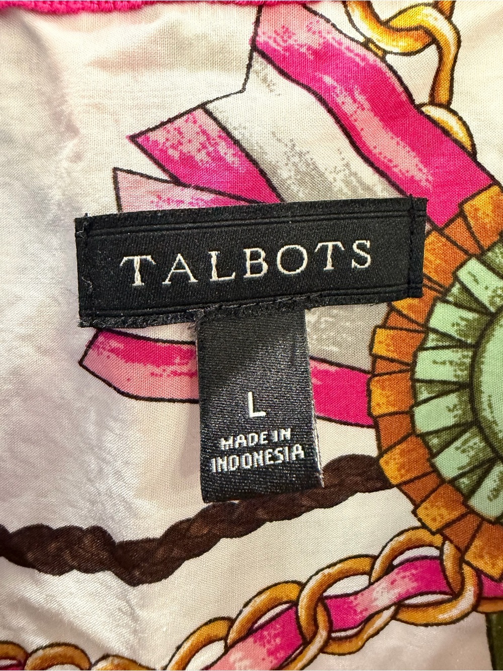 Talbots | Links and Ribbons Button-Down Shirt - Picture 5 of 9